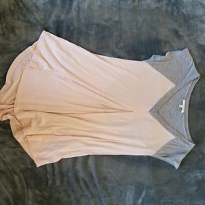 T-shirt with cap sleeve
